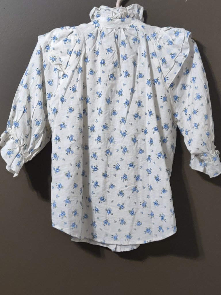 Rochelle Behrens The Jill Ruffle Shirt Size Xs New With Tags — image 5 of 6